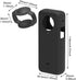 Action Camera Case Fit for Insta-360 ONE X3, Waterproof Durable Silicone Protective Cover Lens Cap Compatible for Insta-360 ONE X3 Accessory(Black...