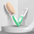Baby Hair Brush and Comb Set for Newborns & Toddlers | Natural Soft Goat Bristles | Ideal for Cradle Cap | Perfect Baby Registry Gift (Green)...