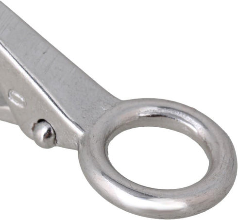 BQLZR Metal Keychains Keyring Key Chain Ring Holder Organizer Stainless Snap Hook for Home,Total Length 55mm (2.17inch) Suitable for Keychains, Ca...