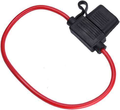 ATC/ATO 30A in-Line Fuse Holder 16 Gauge Wiring Harness 12V Standard Plug Socket Pack of 2...