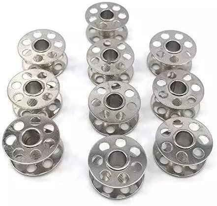 Bequilter 20 Pack Metal Bobbins Compatible with Bernina Sewing Machines Artista, Aurora, Activa & Virtuosa # 0115367000-B Alt# 0015367200......