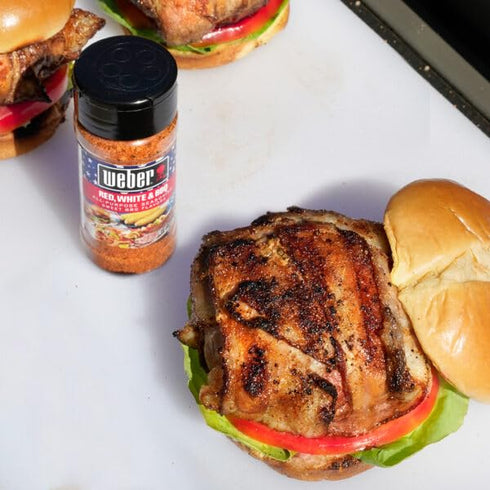 Weber Red, White & BBQ Seasoning, 3.8 Ounce Shaker...