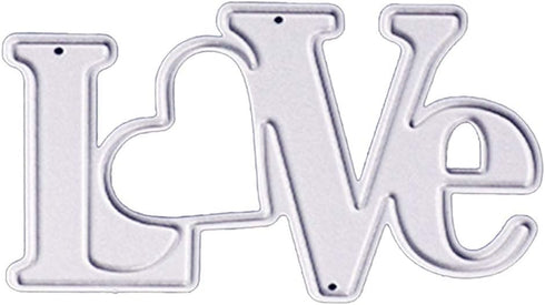 Love Letters Metal Cutting Dies 1.5 by 2.3 Inch Die Cuts for Card Making and Scrapbooking Valentine's Day Dies...