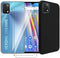 Clear Case for Umidigi A11 + Black Phone Protective Cover for Umidigi A11 + 2 Pack for Umidigi A11 Tempered Glass Screen Protector......
