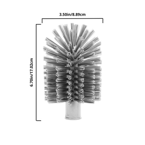 SPARTA Industrial Tank Brush Head Pipe Brush Head, Drain Brush with 3/4" Thread Hole (Handle Not Included) for Commercial Use, Plastic, 6.7 x 3.5 ...