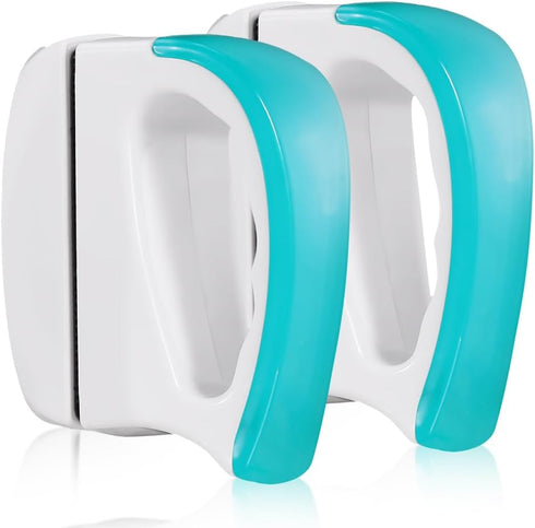 2 Pieces Aquarium Magnetic Brush Glass Fish Tank Algae Scrapers Glass Cleaner Floating Scrubber Aquarium Clean Brush (Size S)...