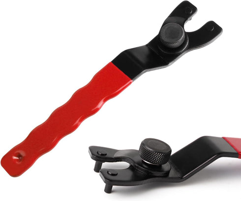 Adjustable Pin Wrench for Angle Grinder Machine,Grinder Spanner Wrench (Red)...