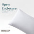 Micropuff Standard Size Pillow Cases Open Enclosure - 2 Pack - Soft and Breathable Hypoallergenic Pillow Cover. Pillowcase Protects Against Stains...