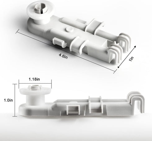 8268743 WP8268655 Dishwasher Upper Rack Wheel Replacement Part by AMI PART- Exact Fit For Whirlpool Kenmore Dishwashers - Replaces WP8268655 WP8268743 WP8268743VP AP6012252