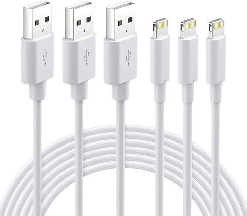 Lightning Cable MFi Certified - iPhone Charger 3Pack 6FT Lightning to USB A Charging Cable Cord Compatible with iPhone 14 13 12 Mini Pro Max SE 11...