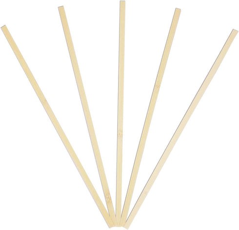 Worown 60 Pcs 15.7 Inch Strong Natural Bamboo Sticks, Wood Craft Sticks, Extra Long Sticks, 9.5 mm Width Wood Strips for Craft Projects...