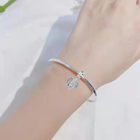 Guardian Angel Spread Wings and Soar Charm Compatible with Pandora Charms Bracelets...