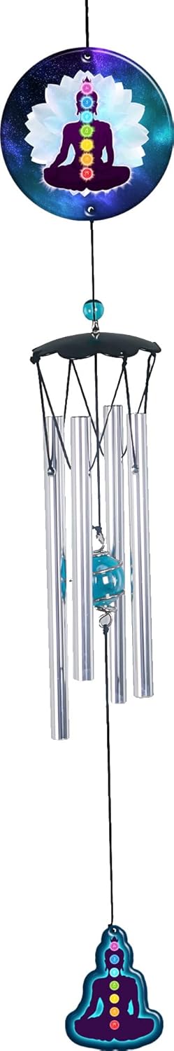 Spoontiques - Wind Chimes - Garden Décor - Decorative Chimes for Yard and Garden Decoration - Chakras Wind Chime...