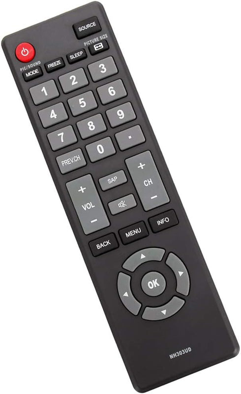 New NH303UD sub NH305UD Remote fit for Emerson TV LE290EM4F LE391EM4 LF280EM5 LF280EM5F LF320EM4F LF320EM5F LF391EM4 LF391EM4A LF391EM4F LF401EM5 ...