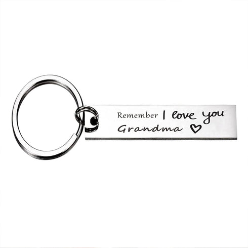 TGCNQ Grandma Mothers Day Gifts: Remember I Love You Keychain, Grandma Birthday Gift from Grandson Granddaughter...