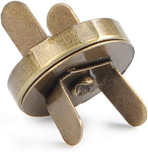 Onwon 20 Set Magnetic Snaps for Purse Magnetic Bag Fastener Clasp Magnetic Button Replacement Kit Perfect for Purse, Bag, Clothes, Leather (Antiqu...