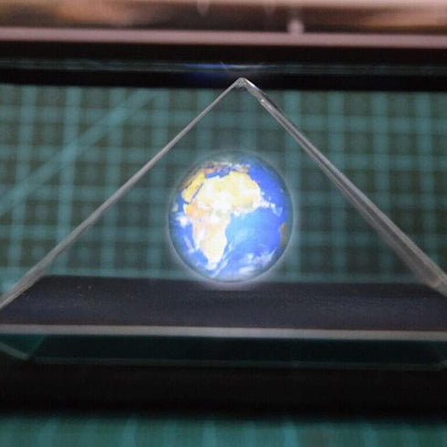 3D Holographic Display Stands Projector, 3.5~6Inch Mobile Smartphone Hologram for Corporate Product Display, Cartoon Interaction and Personal Ente...