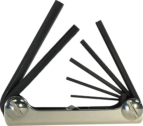 EKLIND 20812 Steel Handle Fold-up Hex Key allen wrench - 8pc set SAE Inch Sizes 3/32-1/4...
