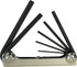 EKLIND 20812 Steel Handle Fold-up Hex Key allen wrench - 8pc set SAE Inch Sizes 3/32-1/4...