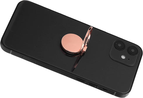 Phone Ring Holder, Mobile Phone Finger Ring Grip 360 Adjustable Metal Phone Holder Magnetic Car Mount for Mobile Phones and Tablets(Rose Gold)...