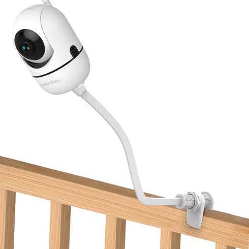 HelloBaby Monitor Mount Compatible with HB6550/ HB65/ HB66/ HB6351/ HB40/ HB6339/ HB6336/HB6081, Flexible Clip Clamp Mount Long Gooseneck Arm, Ind...