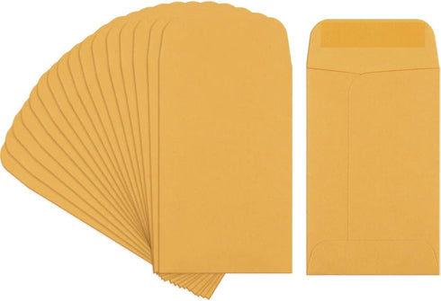 BagDream 200 Pack Kraft Small Coin Envelopes Seed Packets Mini Envelopes for Seeds, Keys, Stamps, Tiny Cards Storage Packets for Wedding favors, G...