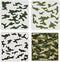 FINGERINSPIRE 3 pcs Camo Stencil Kit 11.8x11.8inch Camo Stencils for Spray Paint Camouflage Pattern Stencils for Painting on Wood, Canvas, Paper, ...