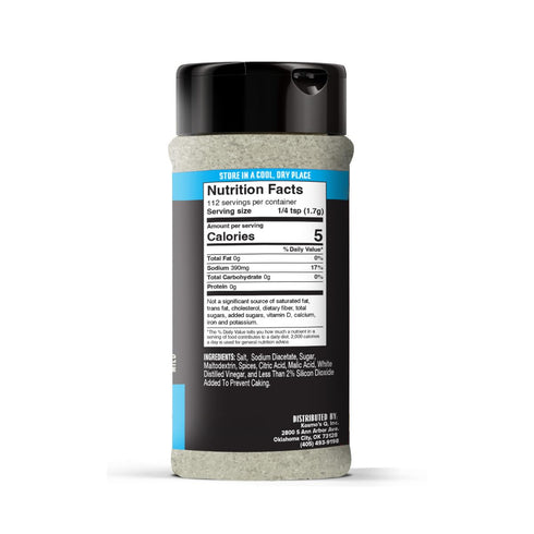 Kosmos Q Salt & Vinegar Seasoning Wing Dust, Salt & Vinegar Chicken Wing Seasoning For Chicken, Popcorn, Fries, & More, Savory & Tangy Flavor, Dry...