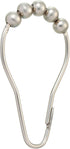 Moen SR2100BN Shower Curtain Rolling Rings, Pack of 12, Brushed Nickel...