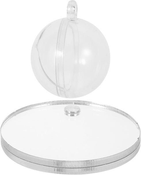 POPETPOP Betta Exercise Mirror 1 Set Double Sided Circle Betta Mirror with Floating Ball for Aquarium Fish Tank 5CM...