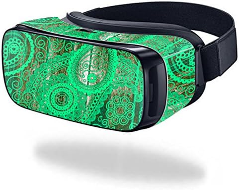 MightySkins Skin Compatible with Samsung Gear VR (Original) Cover wrap Sticker Skins Vintage Paisley...