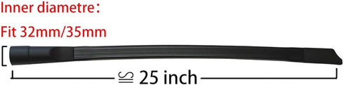 EZ SPARES 25-inch Flexible Crevice Cleaning Tool Replacement for Vacuum Hoses Accepting 1-1/4"(32mm) or 1-3/8"(35mm) Attachment for Home & Car det...