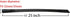 EZ SPARES 25-inch Flexible Crevice Cleaning Tool Replacement for Vacuum Hoses Accepting 1-1/4"(32mm) or 1-3/8"(35mm) Attachment for Home & Car det...