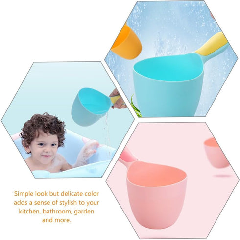 3pcs baby water scoop shampoo ladle bathing water ladles bath dipper water scoop ladle shampoo rinse cup hair bath rinse cup bath spoon take a bat...