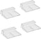 Haulonda 4pcs Clear Color Acrylic Aquarium Fish Tank Glass Cover Clip Support Holder (5mm)...