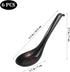 6Pcs Asian Soup Spoons, Melamine Rice Spoons Tablespoon, Chinese/Japanese Kitchen Soup Spoons for Cereal, Small Spoons for Ramen , Deep Oval Hook ...