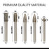 5pcs 1/4" Shank Diamond Burr Bits Set for Rotary Tool, 6x8mm Tungsten Carbide Rotary Files for Woodworking/Drilling/Carving/Engraving/Grinding (Si...