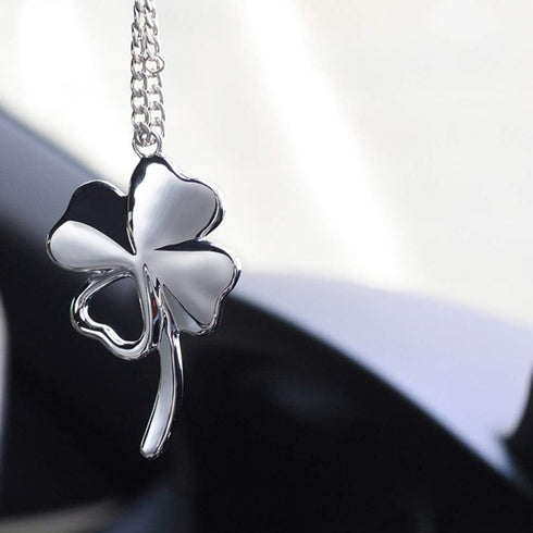 BESPORTBLE Car Hanging Pendant Crystal Shamrock Clover Charm Decorations Car Rear View Mirror Accessories Keychain Ornament St. Patricks Day Decor...