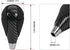 muge racing Gear Shift Knob Carbon Fiber Leather for Most Lexus ES300 GS430 IS250 LX470 RX450h Toyota Crown Corolla Camry Rav4 Prado 4Runner Highl...