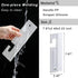 White Silicone Squeegee with Hanging Hole, Water Blade for Cleaning Kitchen Countertops Sink, Bathroom Shower Mirrors Glass, Car Windows Wiper Scr...