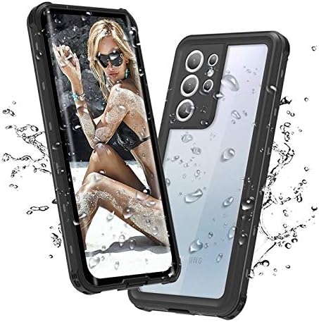 Samsung Galaxy S21 Ultra Waterproof Case, Galaxy S21 Ultra Case with Screen Protector, Heavy Duty Protective IP68 Waterproof Case for Samsung Gala...