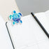 WIRESTER Acrylic Chip Bag Clip, Paper Clamp, Binder Clip for Food, Snack, Paper, Photo, Multipurpose Clip for Home Office Kitchen - Blue Sea Turtl...