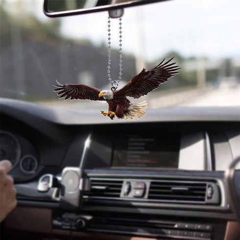 Eagle cute car accessories Window pendants Interior rearview mirror pendants Auto parts Car accessories Trailer pendants...