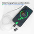 Lightning Female to USB-C Male Adapter | 30W PD Fast Charging | Compatible with iPhone15/Plus/Pro/Pro Max and More Type C Devices, Not for Audio/O...