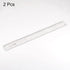 2pcs Film Flexible Ruler 12 Inch 0.1mm Scale PET Plastic Folding Straight Ruler Calibration Soft Ruler Measuring Tool for Factory, Transparent...