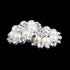 Artibetter 10pcs Pearl Rhinestone Flower Buttons Faux Pearl Button Embellishment Accessory Bags Shoes Dress and DIY Craft (Silver)...