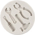 Hand Tools Silicone Mold Construction Tools Chocolate Fondant Molds Wrench Hammer Pliers Molds for Cake Decoration Cupcake Topper Candy Sugar Craf...