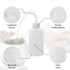 4 Packs 250ml Plastic Tattoo Wash Bottle with Squeeze Dispenser, White...