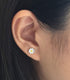 CZ Bee Daisy Flower Asymmetric Sterling Silver Tiny Small Stud Earrings for Women Teen Girls Cartilage Tragus Sensitive Ear Fashion Animal Cute Mi...