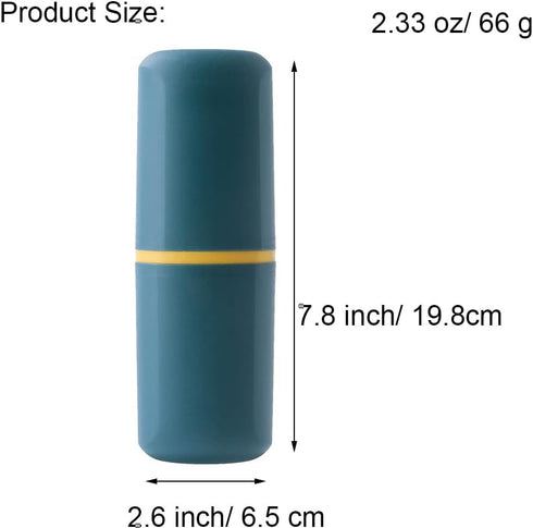 1 Pcs Travel Toothbrush Holder Plastic Toothbrush Travel Case Portable Toothbrush Holder for Travel Normal Toothbrush Electric Toothbrush Containe...